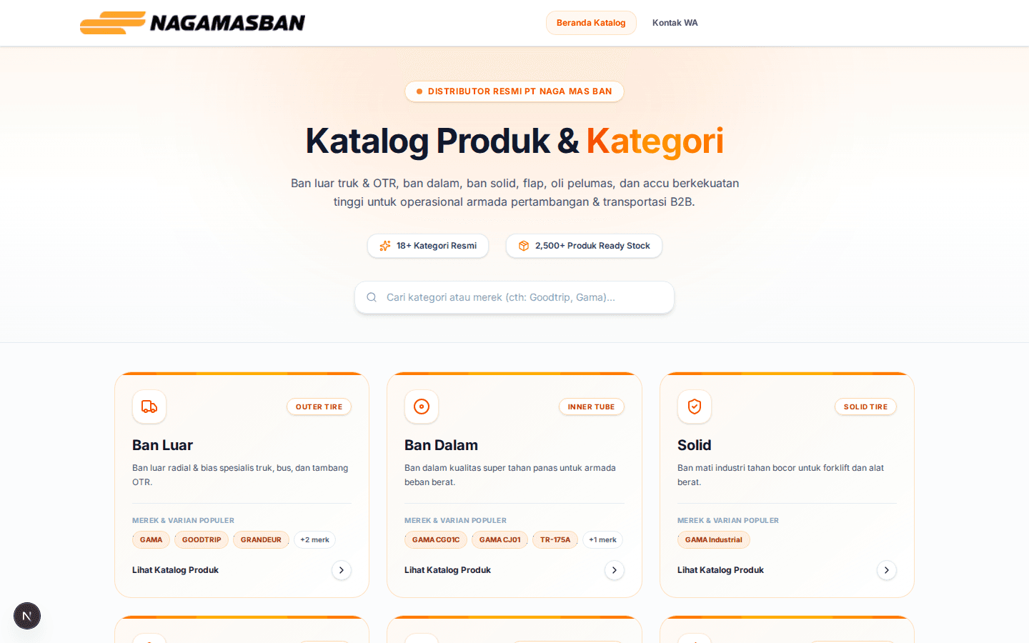 PT Nagamasban • AI Sales Assistant